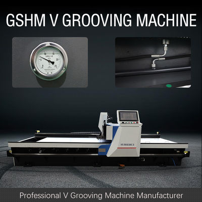 Machine à V-grooving à haute vitesse 220V pour la décoration de murs de rideaux métalliques