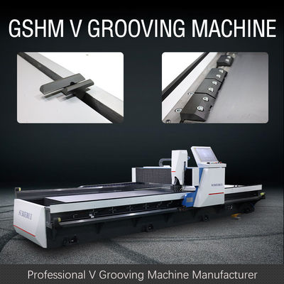 Machine à V-grooving à haute vitesse 220V pour la décoration de murs de rideaux métalliques
