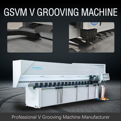 machine de cannelure de la commande numérique par ordinateur V de 4000mm pour le métal d'ornement cannelant la machine
