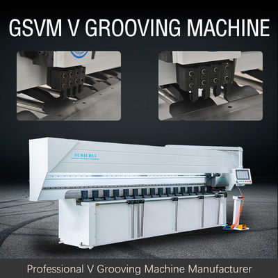 machine de cannelure de la commande numérique par ordinateur V de 4000mm pour le métal d'ornement cannelant la machine