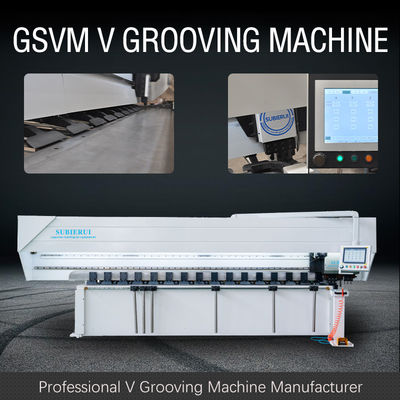 machine de cannelure de la commande numérique par ordinateur V de 4000mm pour le métal d'ornement cannelant la machine