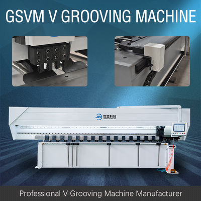 Machine de cannelure de la découpeuse V de la verticale V de cadre de porte pour la tôle