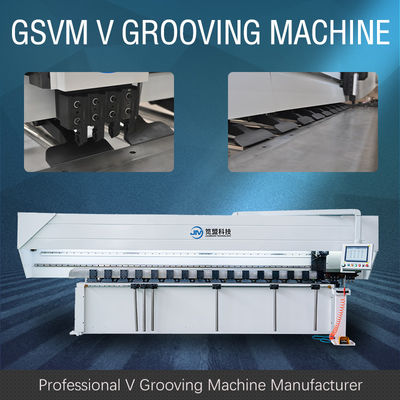 Machine de cannelure de la découpeuse V de la verticale V de cadre de porte pour la tôle