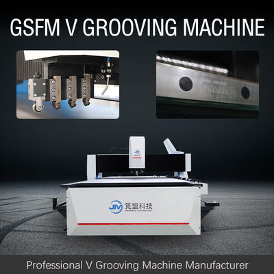 Machine à rainures CNC à V à grande vitesse pour l'industrie de la décoration en acier inoxydable - modèle 1225